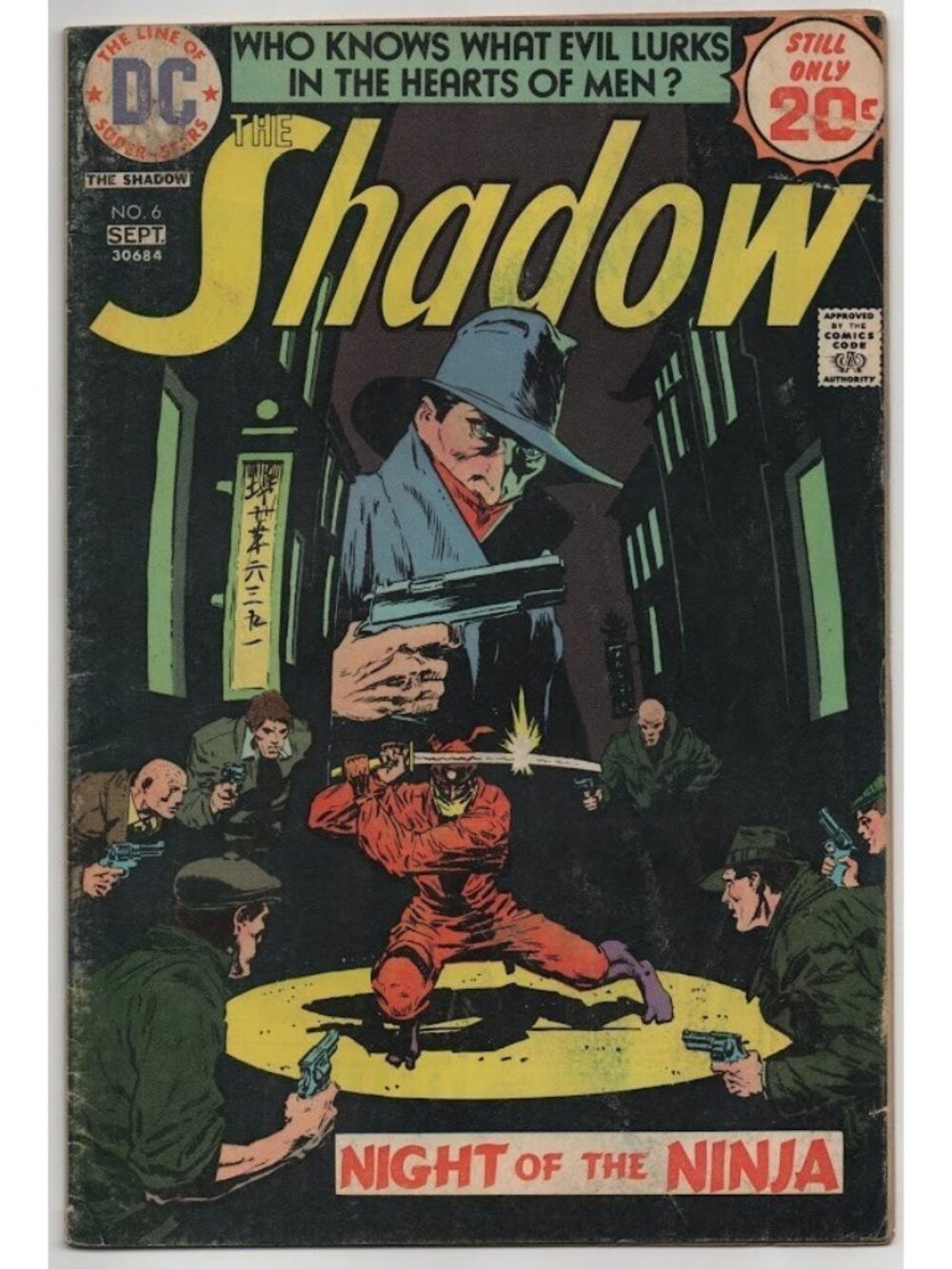 Shadow 6 DC Comics 1974 GD/VG 3.0 Denny O'Neil Michael Kaluta